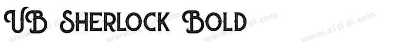 UB Sherlock Bold字体转换